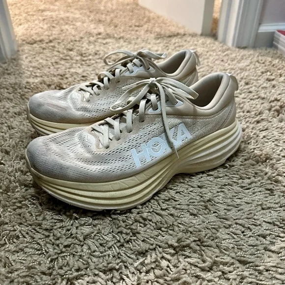 Hoka One One | Shoes | Hoka One One Cream Athletic Shoes  display picture 1